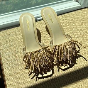 Cult Gaia Beaded Heels